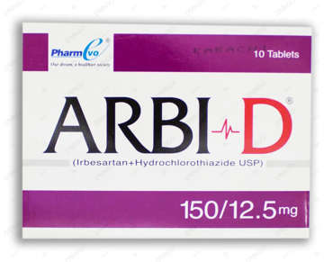 Picture of Arbi D 150/12.5mg Tab 10x1s